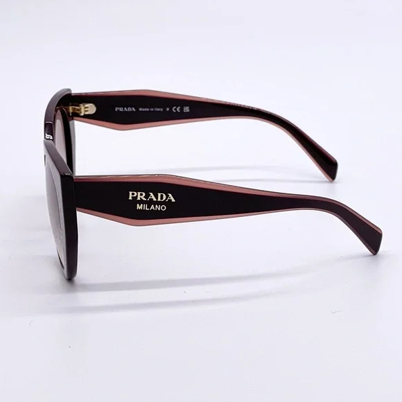 NEW PRADA PR14WS VIY1L0 WOMEN’S SUNGLASSES PRADA SPR 14W BURGUNDY PRADA PR 14WS - Picture 7 of 12
